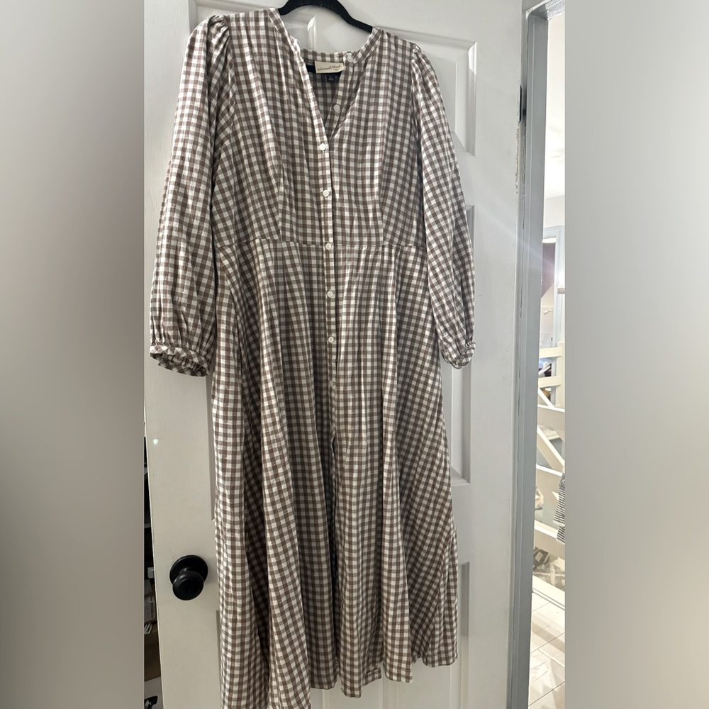 Universal Threads Gingham Prairie Dress size XL